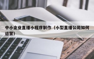 杞县中小企业直播小程序制作（小型直播公司如何运营）